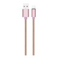 Winner Group - USB kabel Lightning / USB-A 1m ružičasta