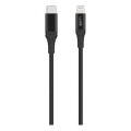 Winner Group - USB kabel MFI Lightning / USB-C 1m crna