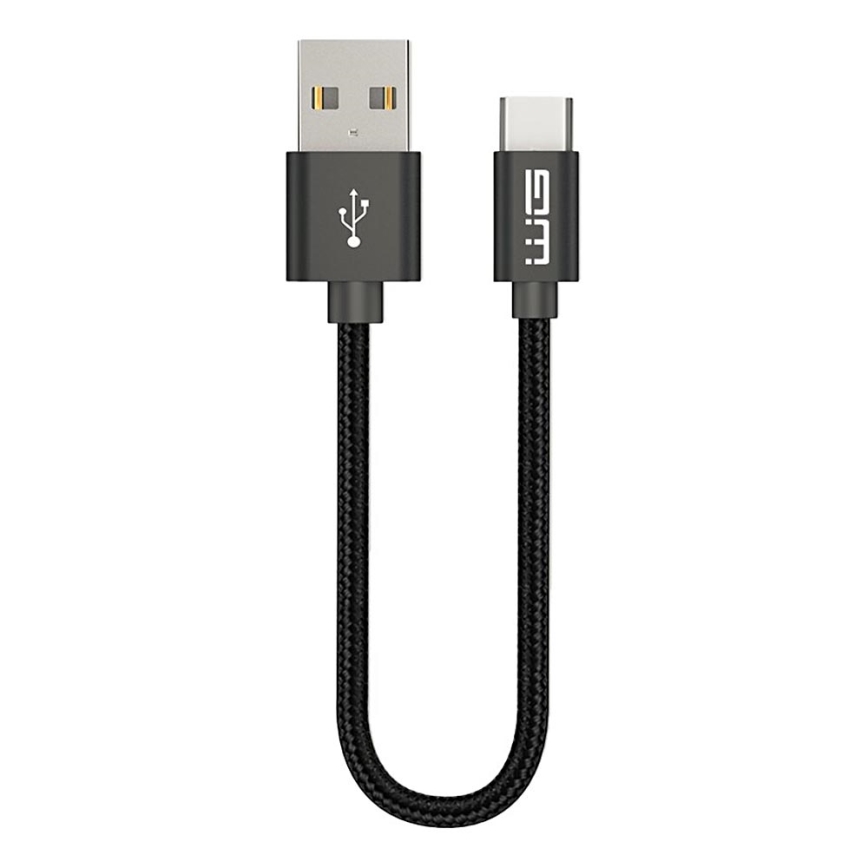 Winner Group - USB kabel USB-C / USB-A 60W 20cm crna