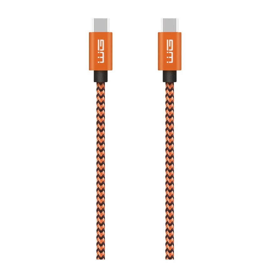 Winner Group - USB kabel USB-C / USB-C 60W 1m narančasta