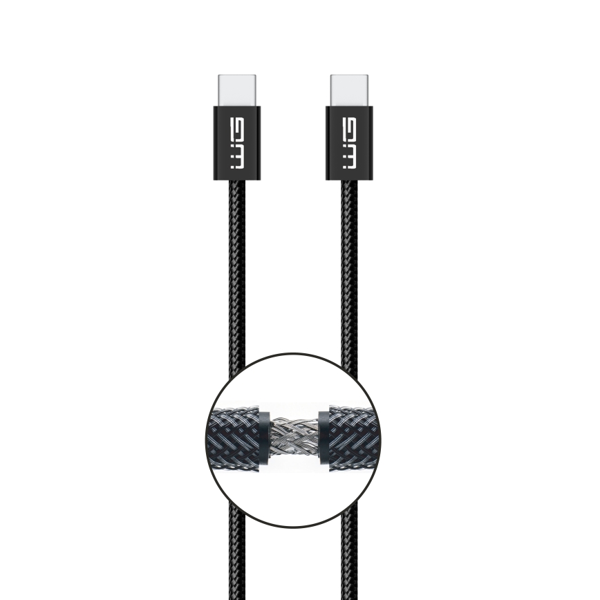 Winner Group - USB kabel USB-C / USB-C 60W 3m crna