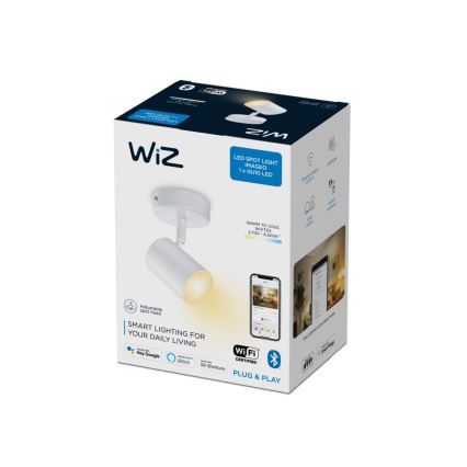 WiZ - LED Prigušiva reflektorska svjetiljka IMAGEO 1xGU10/4,9W/230V 2700-6500K CRI 90 Wi-Fi bijela