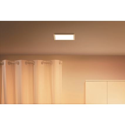 WiZ - LED Prigušiva stropna svjetiljka SUPERSLIM LED/12W/230V 2700-6500K Wi-Fi bijela