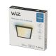 WiZ - LED Prigušiva stropna svjetiljka SUPERSLIM LED/12W/230V 2700-6500K Wi-Fi crna