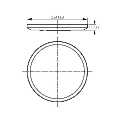 WiZ - LED Prigušiva stropna svjetiljka SUPERSLIM LED/14W/230V 2700-6500K Wi-Fi bijela