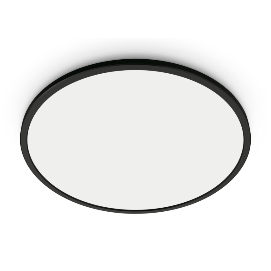 WiZ - LED Prigušiva stropna svjetiljka SUPERSLIM LED/14W/230V 2700-6500K Wi-Fi crna