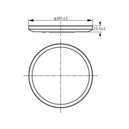 WiZ - LED Prigušiva stropna svjetiljka SUPERSLIM LED/14W/230V 2700-6500K Wi-Fi crna