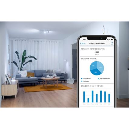 WiZ - LED Prigušiva stropna svjetiljka SUPERSLIM LED/17W/230V 2700K Wi-Fi