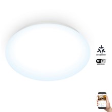 WiZ - LED Prigušiva stropna svjetiljka SUPERSLIM LED/17W/230V 4000K Wi-Fi