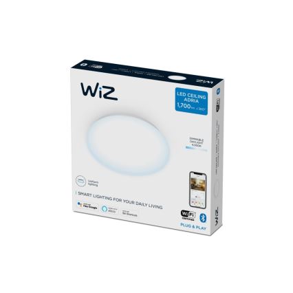 WiZ - LED Prigušiva stropna svjetiljka SUPERSLIM LED/17W/230V 4000K Wi-Fi