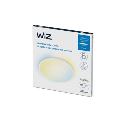 WiZ -LED Prigušiva stropna svjetiljka SUPERSLIM LED/22W/230V 2700-6500K Wi-Fi bijela