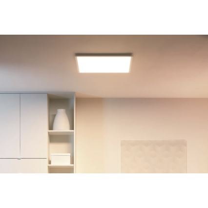 WiZ - LED Prigušiva stropna svjetiljka SUPERSLIM LED/36W/230V 2700-6500K Wi-Fi bijela