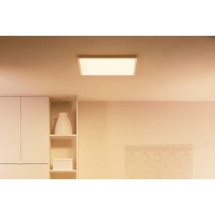 WiZ - LED Prigušiva stropna svjetiljka SUPERSLIM LED/36W/230V 2700-6500K Wi-Fi bijela