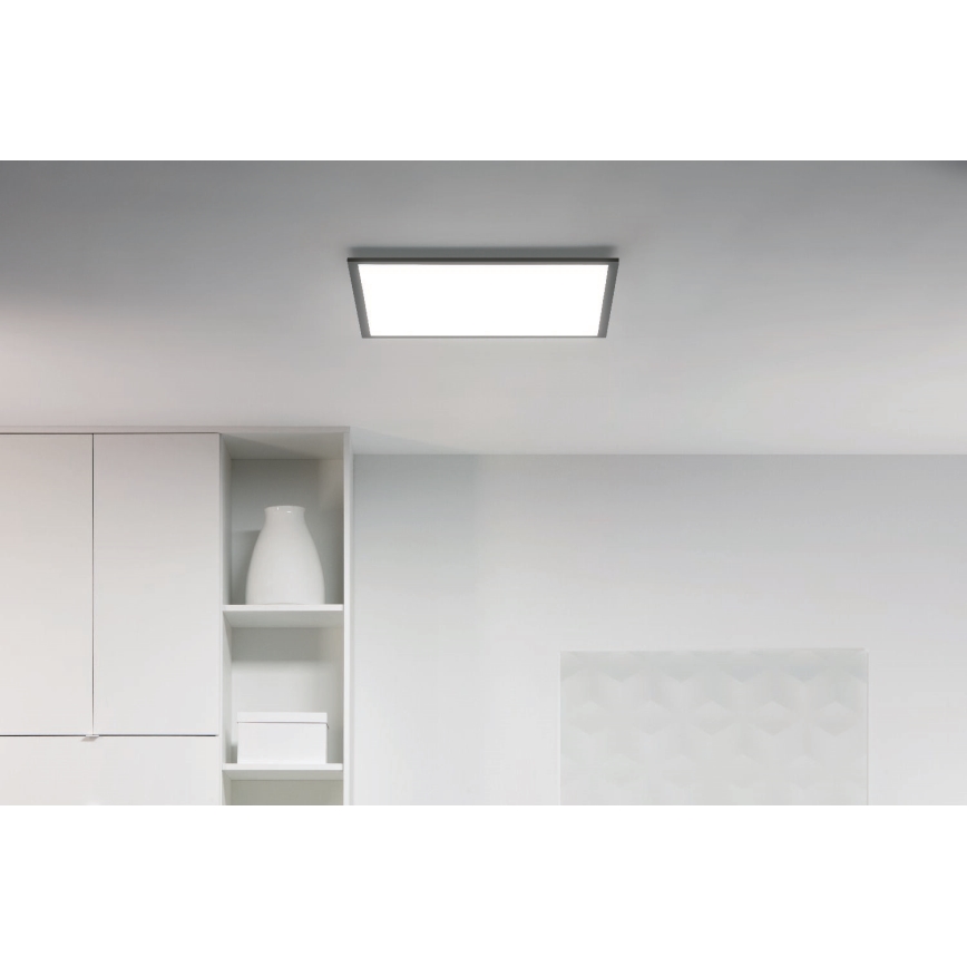 WiZ - LED Prigušiva stropna svjetiljka SUPERSLIM LED/36W/230V 2700-6500K Wi-Fi crna
