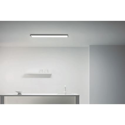 WiZ - LED Prigušivi panel SUPERSLIM LED/36W/230V 2700-6500K Wi-Fi crna