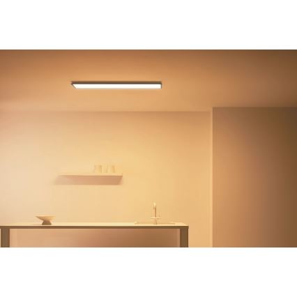 WiZ - LED Prigušivi panel SUPERSLIM LED/36W/230V 2700-6500K Wi-Fi crna