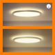 WiZ - LED RGB Prigušiva stropna svjetiljka SUPERSLIM LED/22W/230V 2700-6500K Wi-Fi bijela