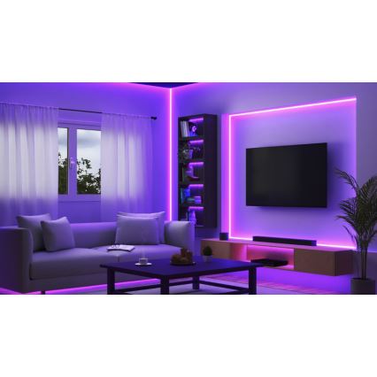WiZ - LED RGB prigušiva traka 10m LED/12W/230V Wi-Fi