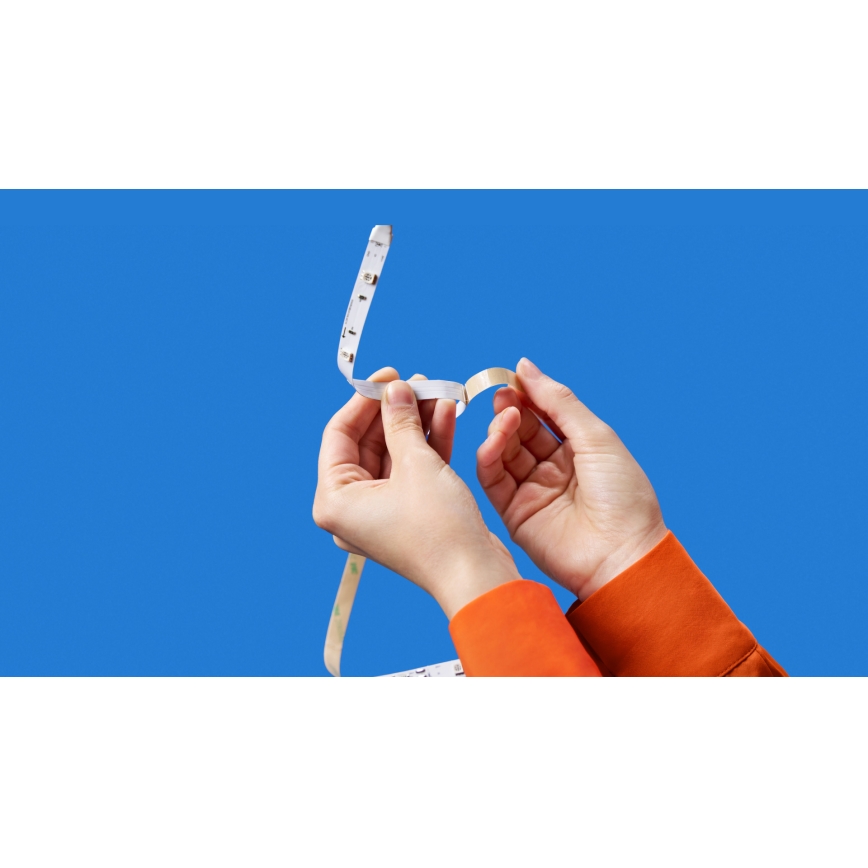 WiZ - LED RGBIC prigušivi trak 10m LED/21W/230V 2700-6500K Wi-Fi