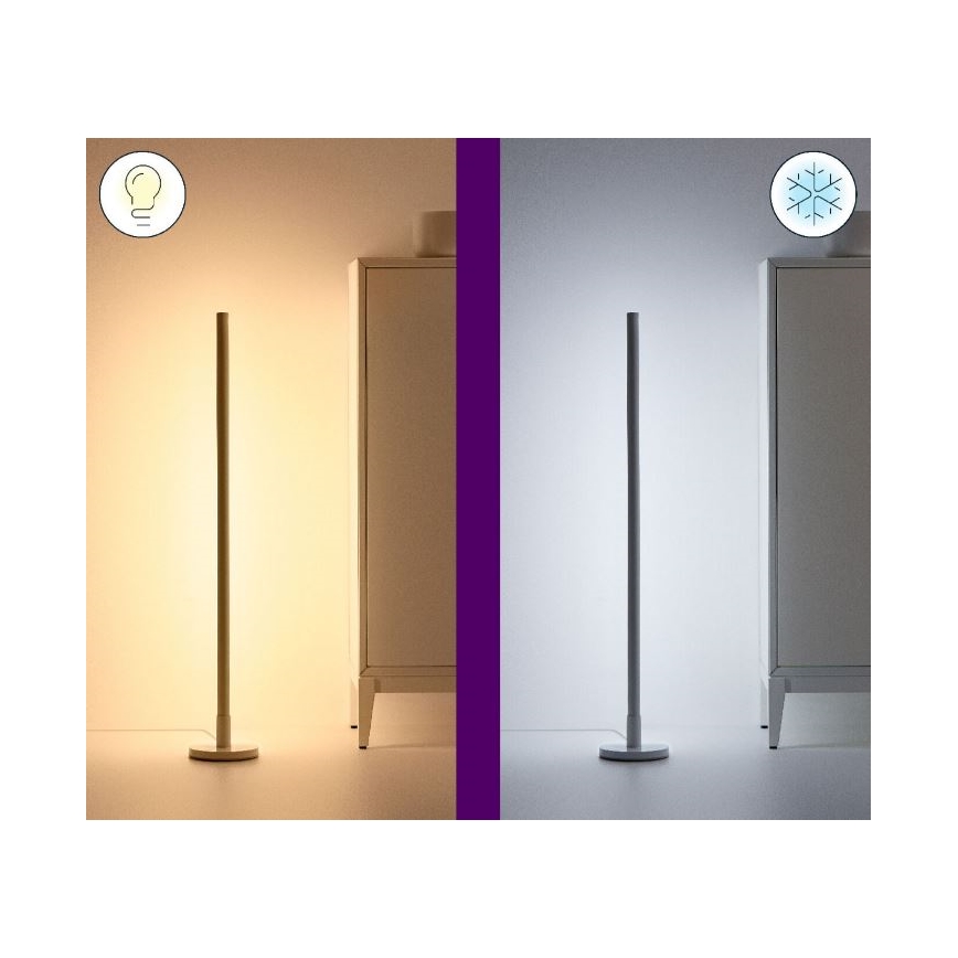 WiZ - LED RGBW Prigušiva podna lampa POLE LED/13W/230V 2200-6500K Wi-Fi
