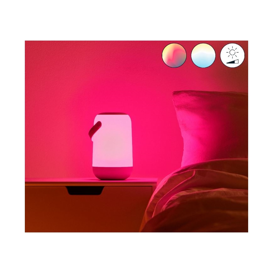 WiZ - LED RGBW Prigušiva prijenosna lampa MOBILE LED/13,5W/5V 2200-6500K Wi-Fi