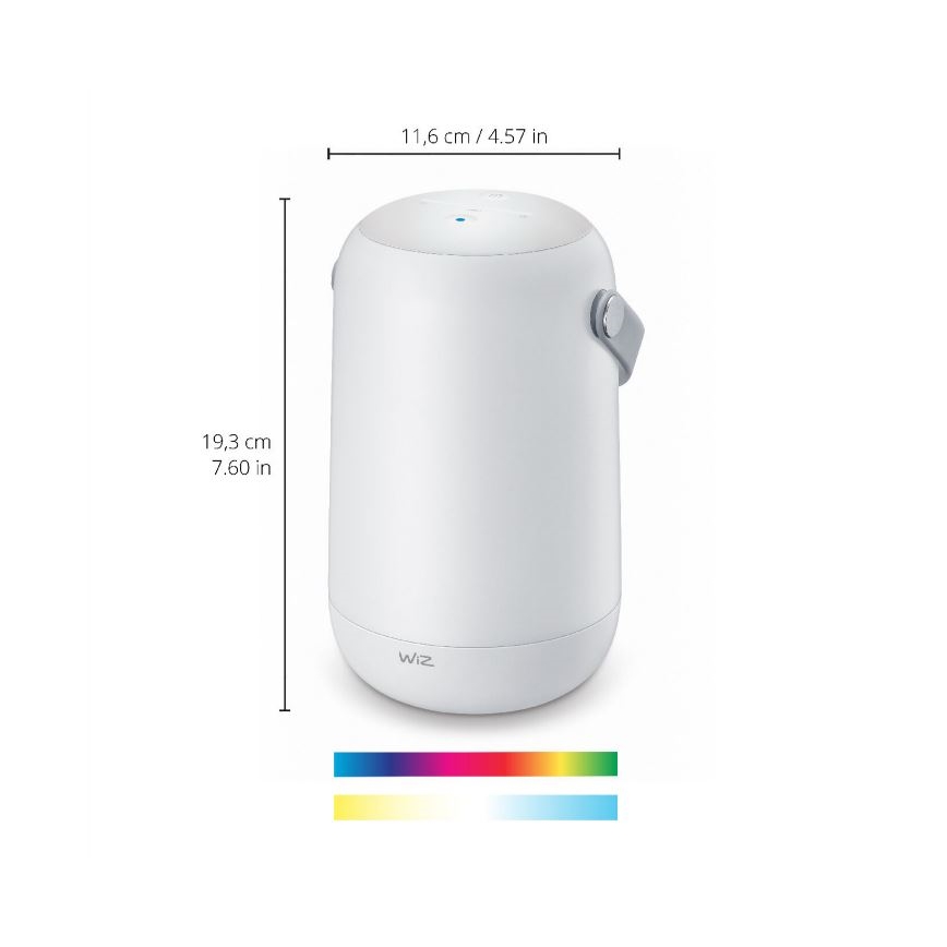 WiZ - LED RGBW Prigušiva prijenosna lampa MOBILE LED/13,5W/5V 2200-6500K Wi-Fi