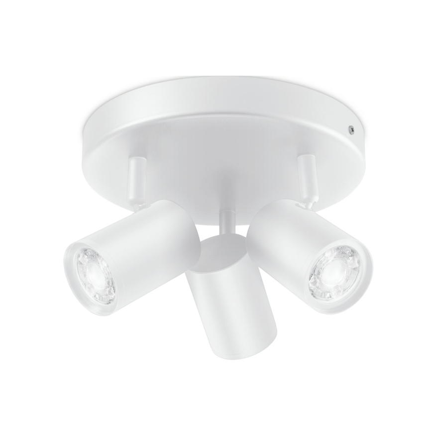 WiZ - LED RGBW Prigušiva reflektorska svjetiljka IMAGEO 3xGU10/4,9W/230V 2200-6500K Wi-Fi CRI 90 bijela