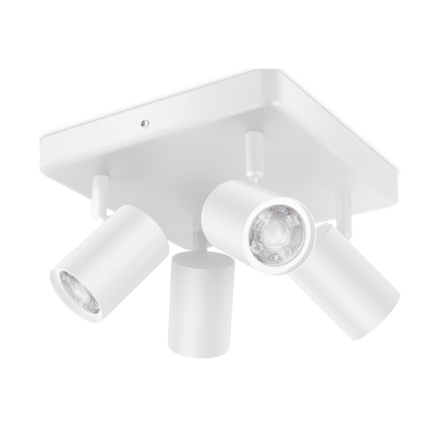 WiZ - LED RGBW Prigušiva reflektorska svjetiljka IMAGEO 4xGU10/4,9W/230V 2200-6500K Wi-Fi CRI 90 bijela