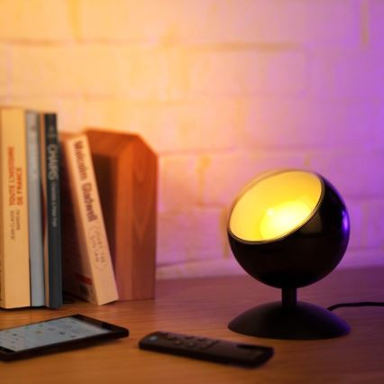 WiZ -LED RGBW Prigušiva stolna lampa QUEST LED/13W/230V 2200-6500K Wi-Fi crna