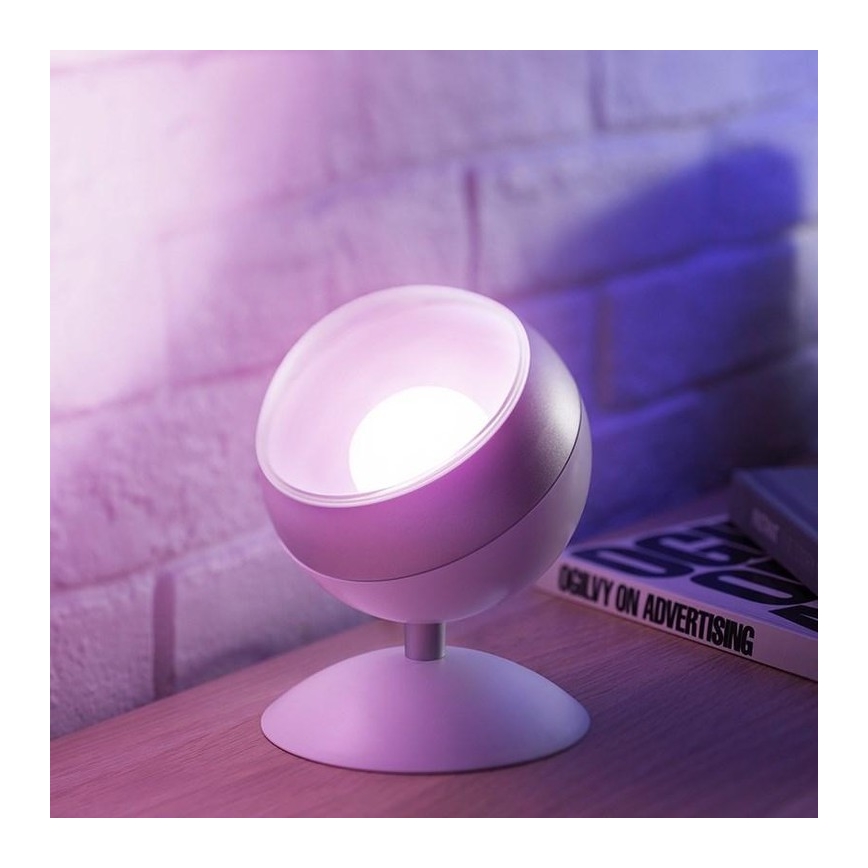 WiZ -LED RGBW Prigušiva stolna lampa QUEST LED/13W/230V 2200-6500K Wi-Fi crna