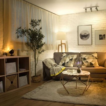 WiZ -LED RGBW Prigušiva stolna lampa QUEST LED/13W/230V 2200-6500K Wi-Fi crna