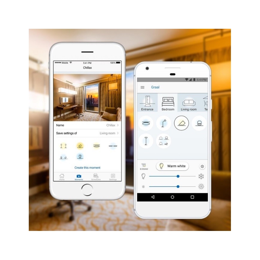 WiZ - LED RGBW Prigušiva stolna lampa SPIRIT LED/13W/230V Wi-Fi 2200-6500K