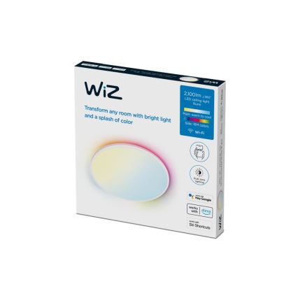 WiZ - LED RGBW Prigušiva stropna svjetiljka RUNE LED/21W/230V 2700-6500K Wi-Fi bijela