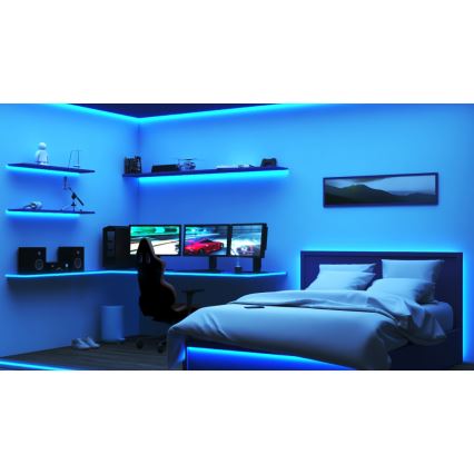 WiZ - LED RGBW Prigušiva traka 10m LED/12W/230V 2700-6500K Wi-Fi