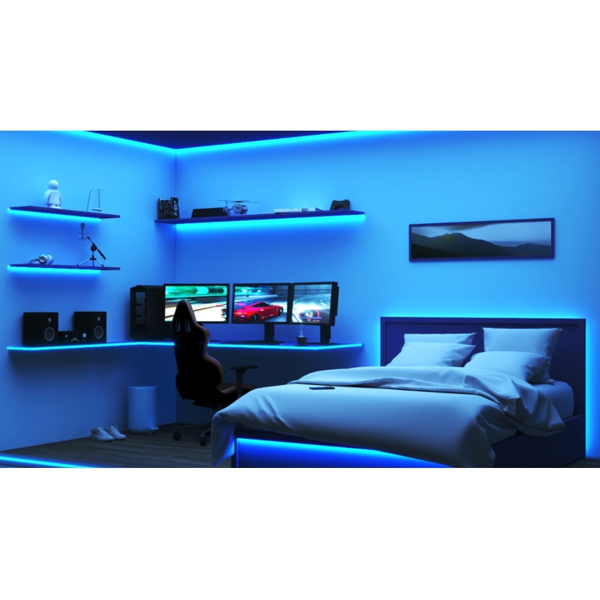 WiZ - LED RGBW Prigušiva traka 10m LED/12W/230V 2700-6500K Wi-Fi