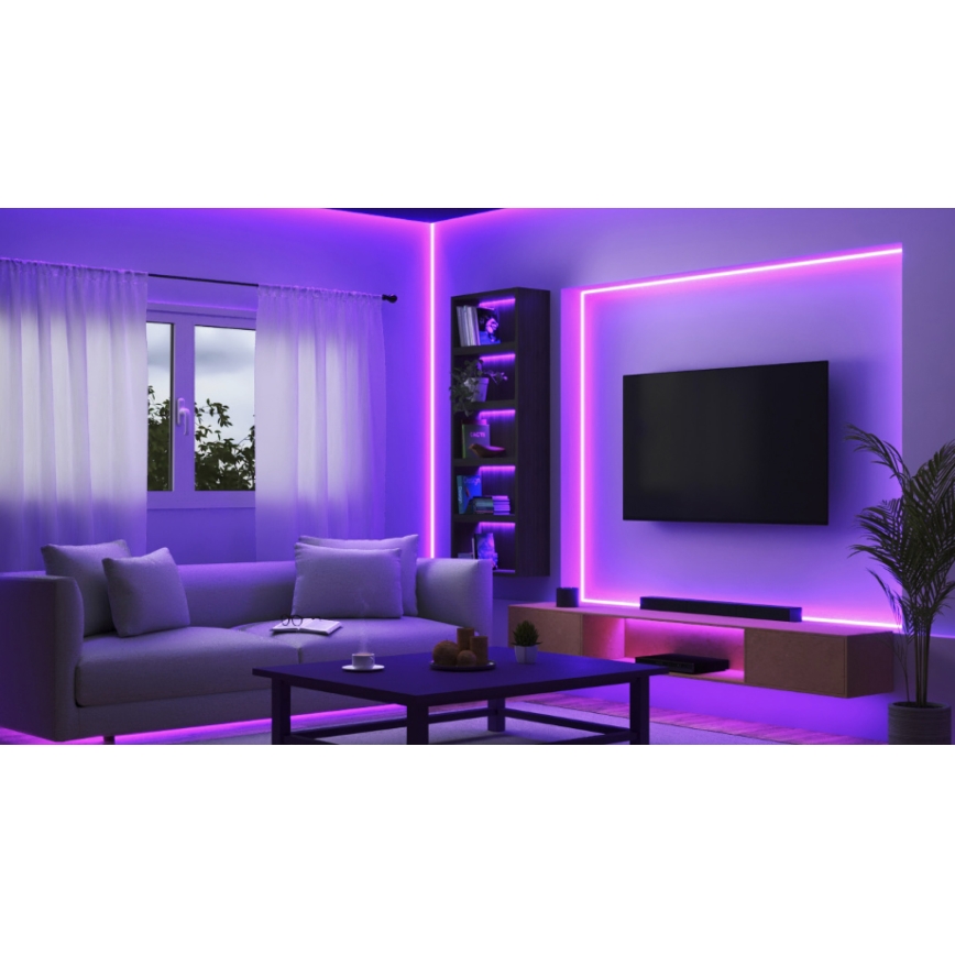 WiZ - LED RGBW Prigušiva traka 10m LED/12W/230V 2700-6500K Wi-Fi