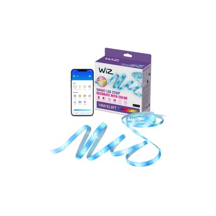 WiZ - LED RGBW Prigušiva traka 10m LED/12W/230V 2700-6500K Wi-Fi