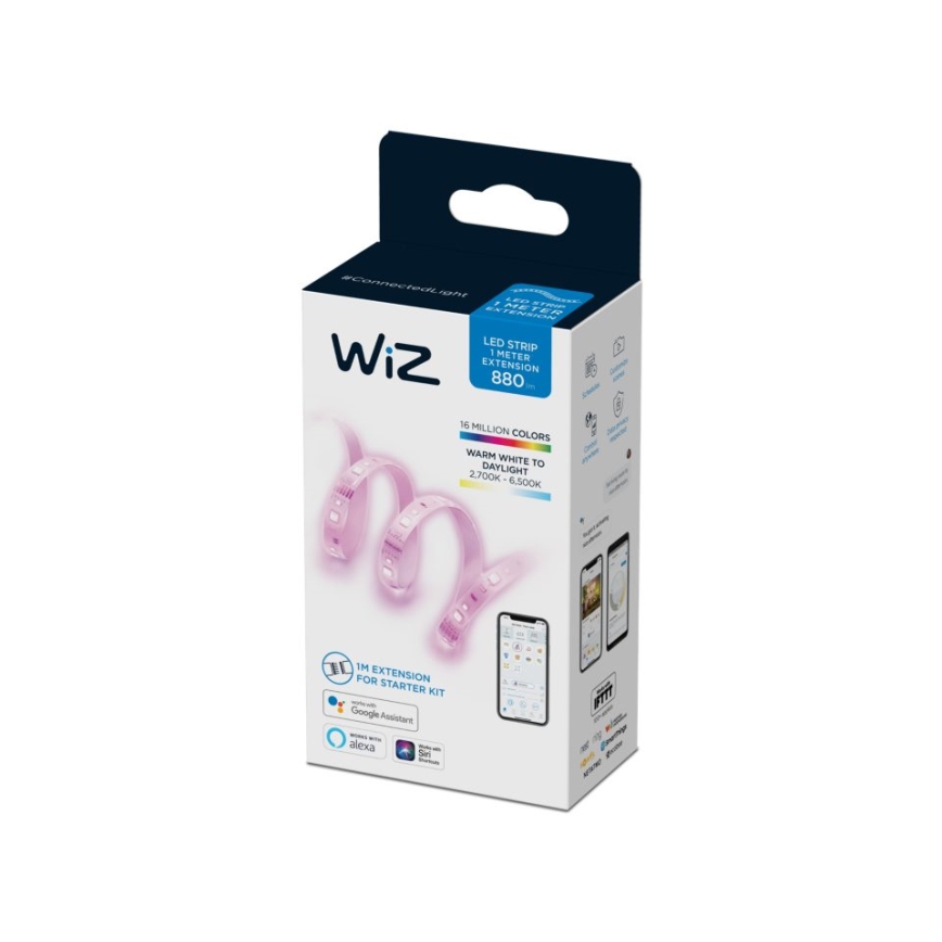 WiZ - LED RGBW Prigušiva traka za proširenje 1m LED/11W/12V 2700-6500K Wi-Fi