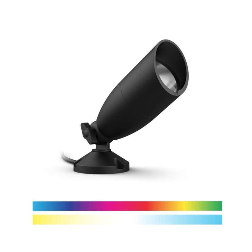 WiZ - LED RGBW Prigušiva vanjska reflektorska svjetiljka SPOT LED/4W/12V 2700K-5000K IP65 Wi-Fi