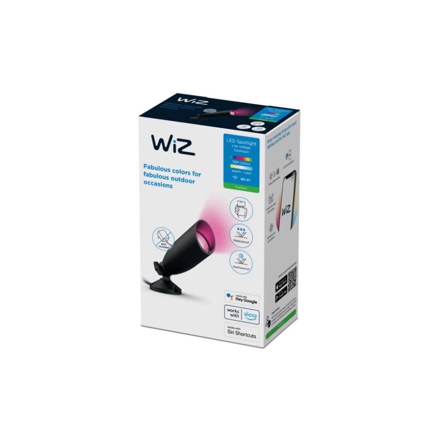 WiZ - LED RGBW Prigušiva vanjska reflektorska svjetiljka SPOT LED/4W/12V 2700K-5000K IP65 Wi-Fi