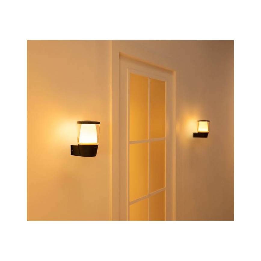 WiZ - LED RGBW Prigušiva vanjska zidna svjetiljka ELPAS LED/8,5W/230V 2700–5000K IP44 Wi-Fi