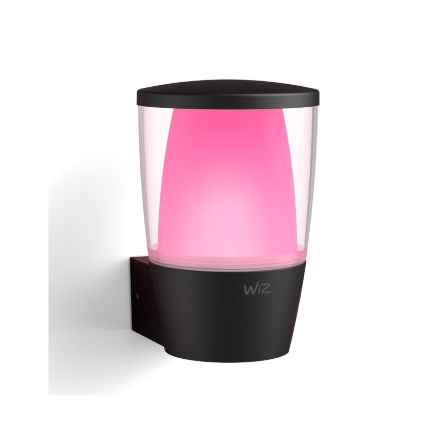 WiZ - LED RGBW Prigušiva vanjska zidna svjetiljka ELPAS LED/8,5W/230V 2700–5000K IP44 Wi-Fi