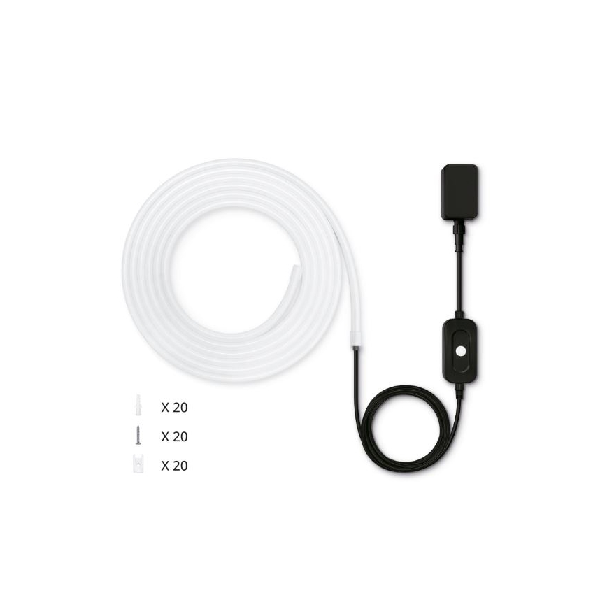 WiZ - LED RGBW Prigušiva vanjska traka 5m LED/24W/230V 2700-5000K Wi-Fi IP65