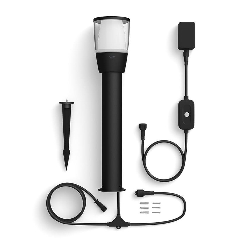 WiZ - LED RGBW Prigušiva vanjski lampa ELPAS LED/4,8W/12/230V 2700-5000K IP65 Wi-Fi
