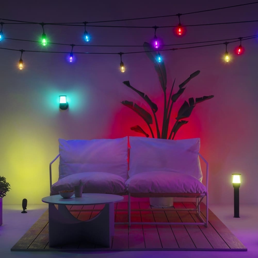 WiZ - LED RGBW vanjska svjetiljka s prigušivanjem ELPAS LED/4,8W/12/230V 2700-5000K IP65 Wi-Fi