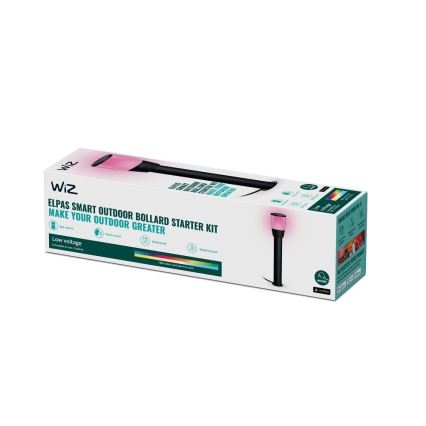 WiZ - LED RGBW vanjska svjetiljka s prigušivanjem ELPAS LED/4,8W/12/230V 2700-5000K IP65 Wi-Fi