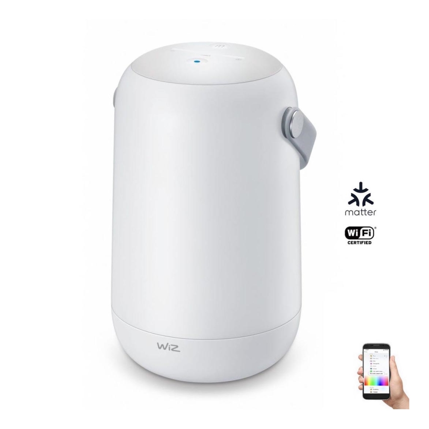 WiZ - LED RGBW prijenosna lampa s prigušivanjem MOBILE LED/13,5W/5V 2200-6500K Wi-Fi 1800 mAh