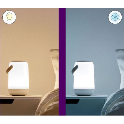 WiZ - LED RGBW prijenosna lampa s prigušivanjem MOBILE LED/13,5W/5V 2200-6500K Wi-Fi 1800 mAh