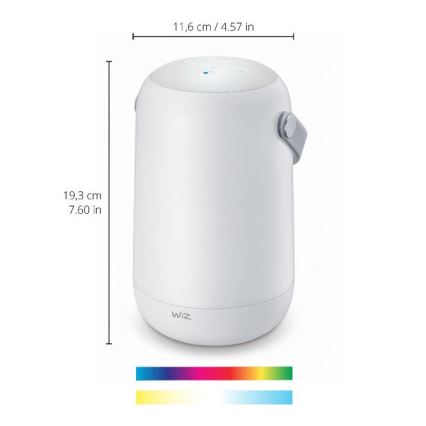 WiZ - LED RGBW prijenosna lampa s prigušivanjem MOBILE LED/13,5W/5V 2200-6500K Wi-Fi 1800 mAh