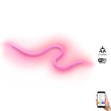WiZ - LED RGBW vanjska traka za osvjetljenje, prigušiva, 5m LED/24W/230V 2700-5000K Wi-Fi IP65